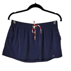 Tommy Hilfiger Block Board Skirt Swimsuit Coverup Womens Size Medium NWT